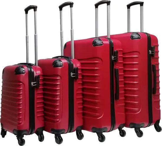 harde koffer set sale rood