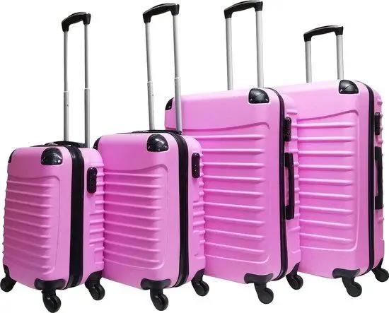 harde koffer set sale roze