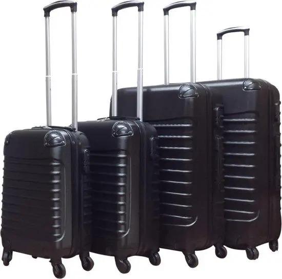 harde koffer set sale zwart